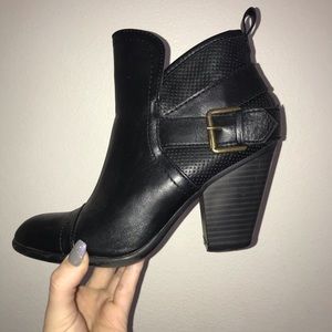 Forever 21 Black Boot Heels